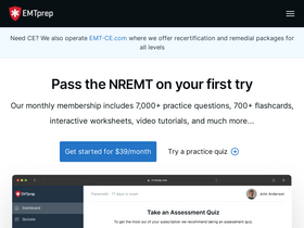 'emtprep.com' screenshot