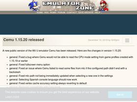 'emulator-zone.com' screenshot