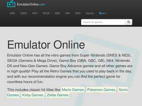 'emulatoronline.com' screenshot