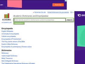 'en-academic.com' screenshot