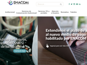 'enacom.gob.ar' screenshot