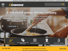 'enbridge.com' screenshot