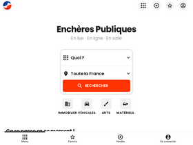 'encheres-publiques.com' screenshot