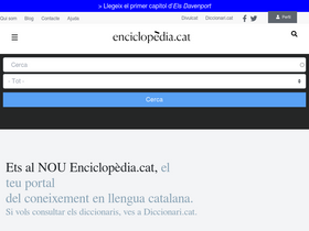 'enciclopedia.cat' screenshot