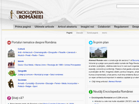 'enciclopediaromaniei.ro' screenshot