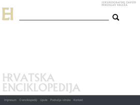 'enciklopedija.hr' screenshot