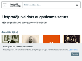 'enciklopedija.lv' screenshot