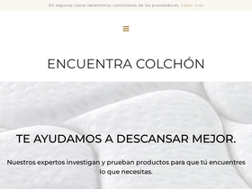'encuentracolchon.com' screenshot