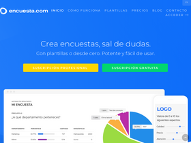 'encuesta.com' screenshot