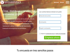 'encuestafacil.com' screenshot