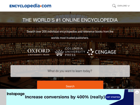 'encyclopedia.com' screenshot
