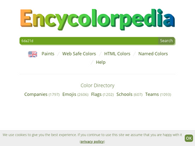 'encycolorpedia.com' screenshot