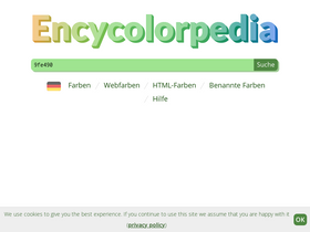 'encycolorpedia.de' screenshot