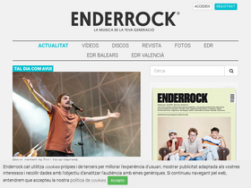 'enderrock.cat' screenshot