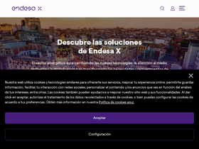 'endesax.com' screenshot