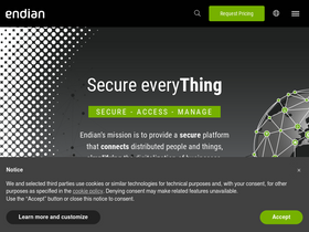 'endian.com' screenshot
