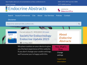 'endocrine-abstracts.org' screenshot