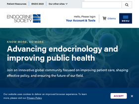 'endocrine.org' screenshot
