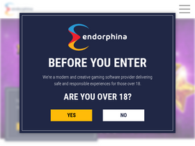 'endorphina.com' screenshot
