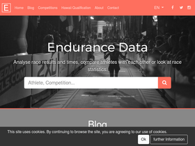 'endurance-data.com' screenshot