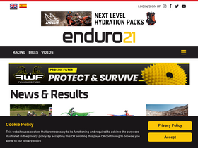 'enduro21.com' screenshot