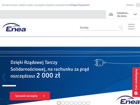 'enea.pl' screenshot