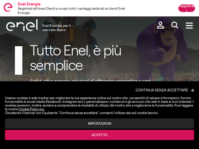'enel.it' screenshot