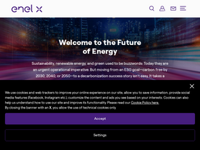 'enelx.com' screenshot