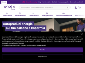'enelxstore.com' screenshot