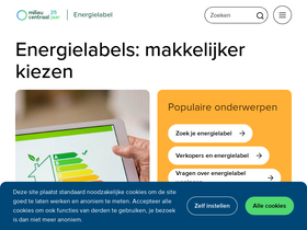 'energielabel.nl' screenshot