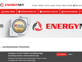 'energynet.rs' screenshot