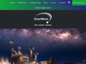 'enermech.com' screenshot