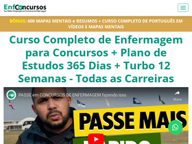 'enfconcursos.com' screenshot