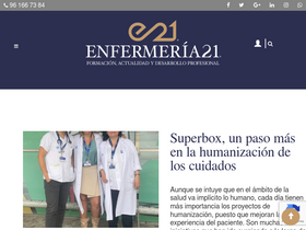 'enfermeria21.com' screenshot