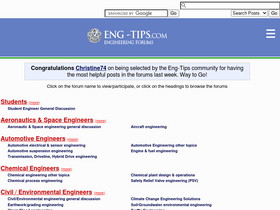 'eng-tips.com' screenshot