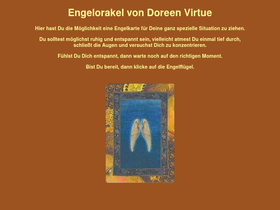 'engel-orakel.net' screenshot