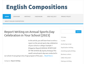 'englishcompositions.com' screenshot