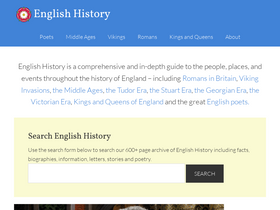 'englishhistory.net' screenshot