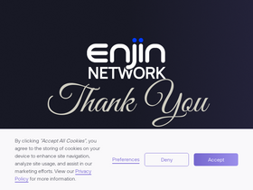 'enjin.com' screenshot