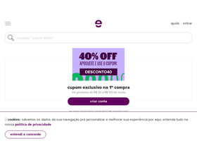 'enjoei.com.br' screenshot