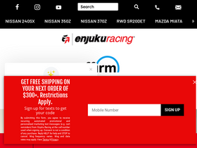 'enjukuracing.com' screenshot