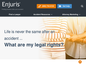 'enjuris.com' screenshot