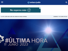 'enlacejudio.com' screenshot