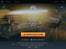 'enlisted.net' screenshot