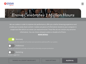 'enova-me.com' screenshot