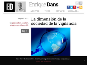 'enriquedans.com' screenshot