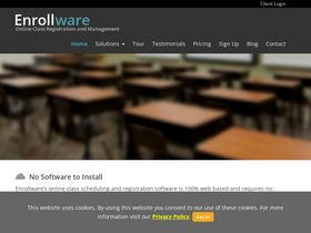 'enrollware.com' screenshot
