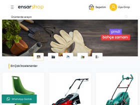 'ensarshop.com' screenshot