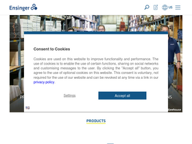 'ensingerplastics.com' screenshot