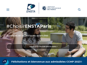 'ensta-paris.fr' screenshot